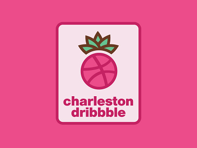 Dribbble Pineapple challenge charleston dribbble dribbble meetup logo meetup pineapple rebound south carolina