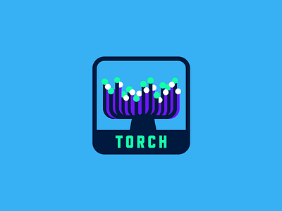 Torch Coral aquarium badge coral neon ocean patch reef torch underwater