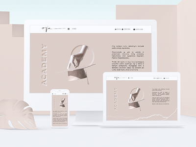 Permanent makeup academy. Graphic design project branding graphic design ui