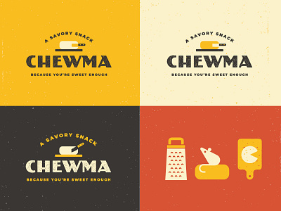 Chewma Branding branding cheese cheesy cutting board keto logo mouse parmesan snack
