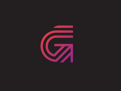 G monograms charts g geometric graphs growth logo monogram typography