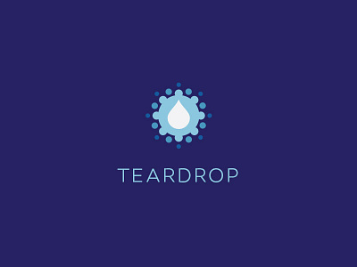 Teardrop blue drop droplet splash teardrop water