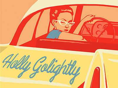 Holly Golightly gig poster illustration poster poster art