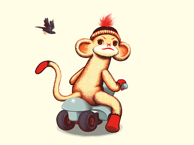 Invasion of the Sock Monkeys illustration sketchbook
