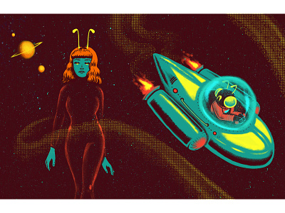 Space Invader illustration