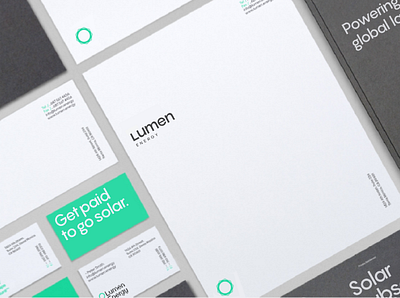 Lumen Energy Brand Identity brand brand and identity brand design brand designer brand identity brand identity design branding branding design corporate branding corporate identity solar energy