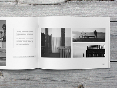 Sneak peek - brochure #2 album brochure clean flat indesign minimal minimalist photo photography portfolio print sneak peek