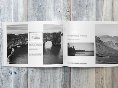 Sneak peek - brochure #4 album brochure clean flat indesign minimal minimalist photo photography portfolio print sneak peek