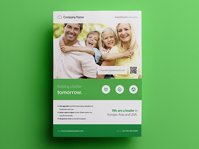 Sneak peek #2 - minimal flyer print template