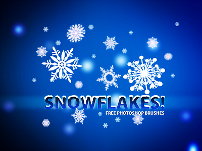 Free Snowflakes Photoshop Brushes