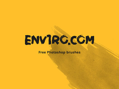 Free Adobe Photoshop Brushes - env1ro.com abr adobe brush brushes design digital free freebie paint paint brushes photoshop psd shape watercolor