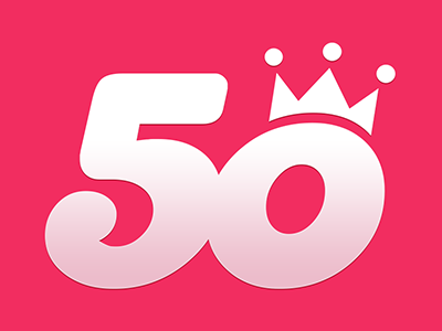 Music App '50songs' Logo