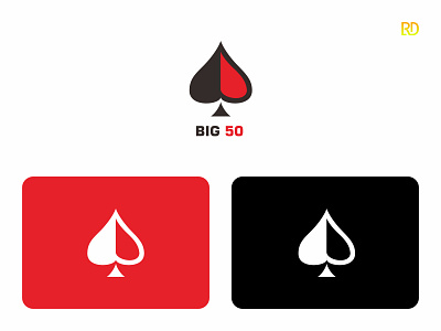Poker Logo 50 branding brandingdesign brandingdesigner cardgame casino gambling logo logodesign logodesigner poker poker cards pokerlogo red