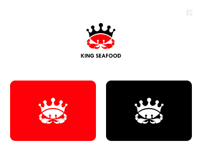 Seafood Restaurant Logo business company crab crown crown logo design fish food fresh graphicdesign lobster logo logodesign logodesigner logotype restaurant sea seafood shrimp