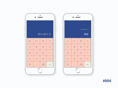 UI 004 004 calculator dailyui ui uidesign