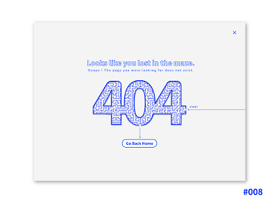 UI 008 008 404 error 404 page daily 100 challenge dailyui design ui uidesign