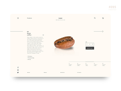 UI 095 095 95 app button coffee daily 100 daily 100 challenge daily challenge dailyui design prodoct product tour ui uidesign web design website