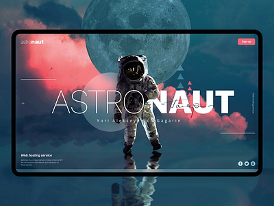 Astronaut: Web Design design ui ux web web design