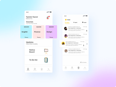 Course APP UI design