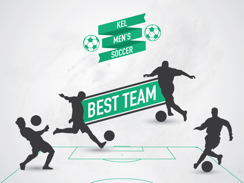KEL Men's Soccer man appreciation soccer certificate graphic player poster ribbon silhouette sport team
