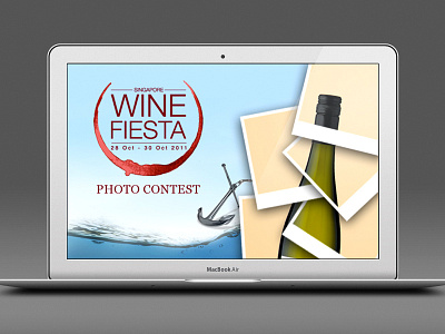 Wine Fiesta Photo Contest app company contest facebook fiesta interface photo straits ui ux web wine