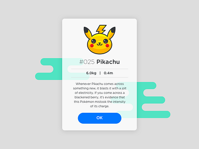 Pikachu pikachu pokemon profile ui