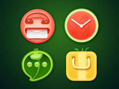 Mobile Theme fruit icon theme