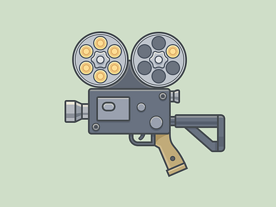 Projector Gun gun icon movie projetcor ui