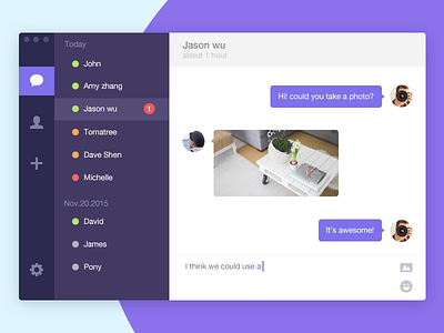 Daily UI Day 13 Direct Messaging daily ui direct messaging ui