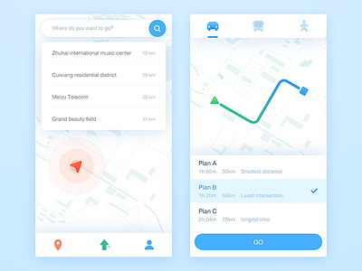 Daily Ui Day 20 Location Tracker app daily ui location tracker map ui