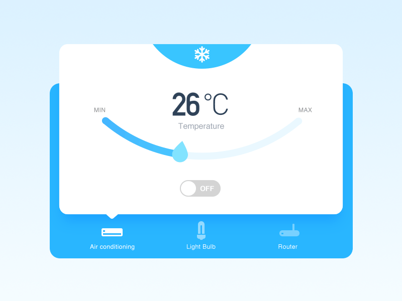 Daily UI Day 21 Home Monitoring Dashboard air conditioning dashborad home monitoring dashboard motion graphic ui