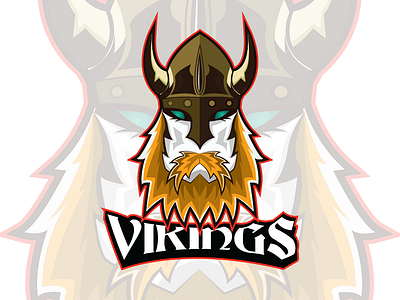 Vikings mascot logo branding esports gaming illustraor logo logodesign logodesigner mascot logo viking vikings