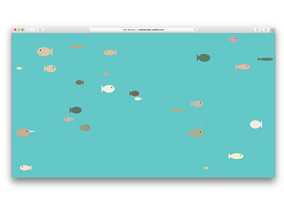 Fish canvas html5 interaction portfolio processing vite