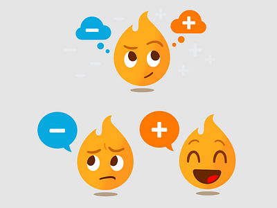 Hot or Cold? affinity designer character