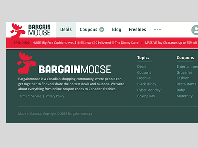 Bargainmoose Footer footer header