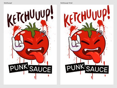 Ketchuuup! Punk Sauce character punk