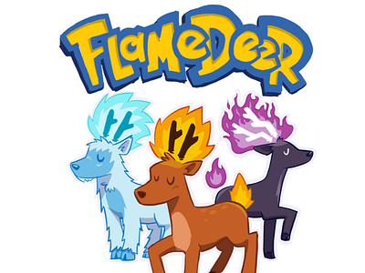 Flamedeer Tee cartoon character character design illustration shirt sketchbook pro tee