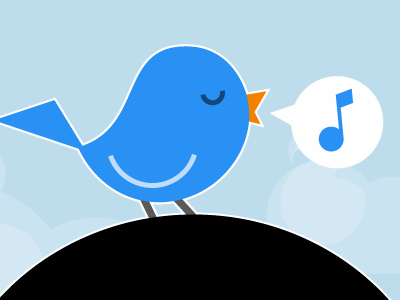 Tweet Bird character illustration