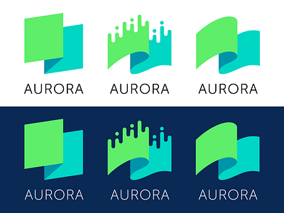 Aurora Logos affinity designer logo design