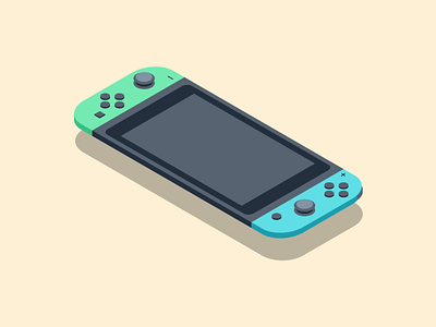 Switch simple animation animation design game illustration loop minimal nintendo simple switch vector
