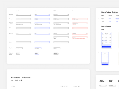 Design system for Polytech Museum of Moscow design desktop minimal mobile typography ui ux web