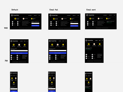 Footer UI for Polytech Museum of Moscow branding design design system desktop minimal mobile ui