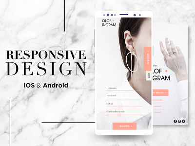 Responsive Design Olof Ingram digital mobile responsive design ui ux