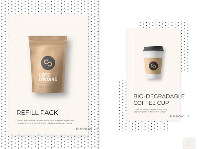 Clean Coffee Products branding coffee flat design graphic design