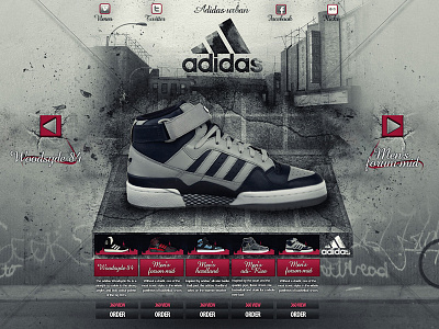 Adidas webshop concept adidas art design patrick photoshop shoes shop tang ultradialectics webshop