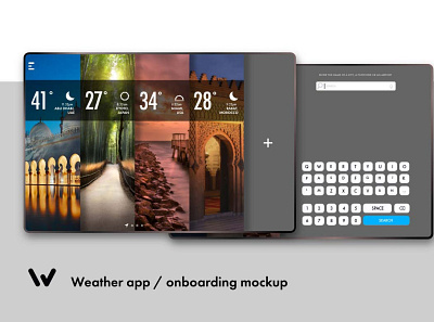 Weatherly concept training ui weather app