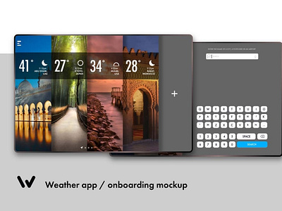 Weatherly concept training ui weather app