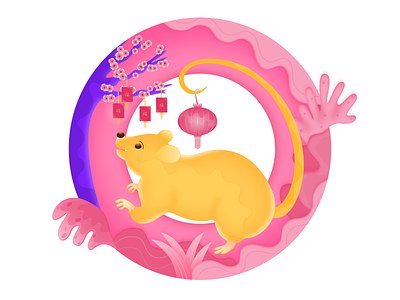Chinese New Year 3d 3d illustration animal illustration art branding character china chinese chinese new year design flat graphic design illustration illustrator lunar new year simple sketch ui vector