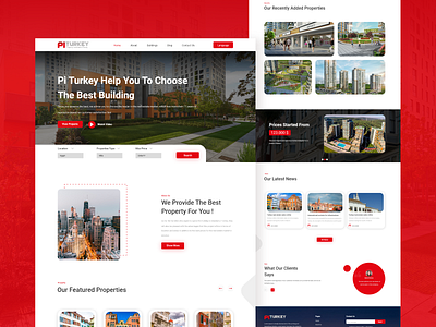 PI Turkey Company building buildings cv template design digital digital agency portfolio ui ui ux ui design user interface ux
