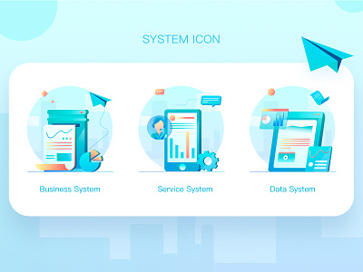 System Icon design icon illustration illustrator